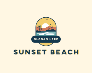 Summer Island Beach logo design