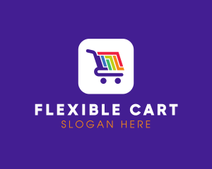 Mobile Shopping App logo design