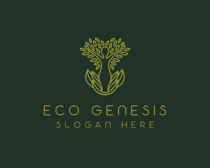 Eco Tree Mother Nature logo design