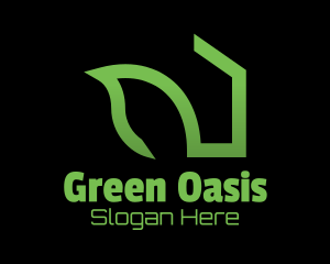 Green Housing App  logo design