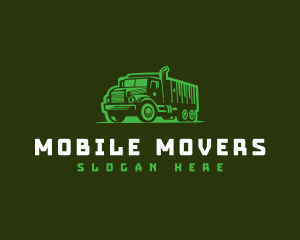 Military Truck Transport  logo design