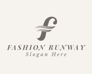 Fashion Stylist Boutique Letter F logo design