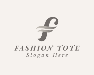 Fashion Stylist Boutique Letter F logo design