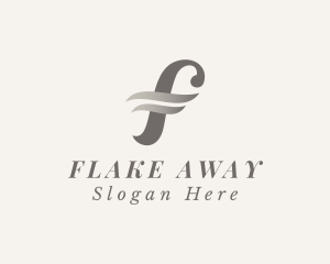 Fashion Stylist Boutique Letter F logo design