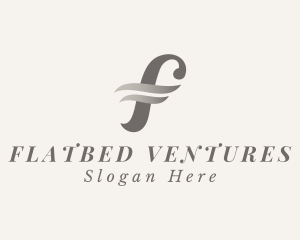 Fashion Stylist Boutique Letter F logo design