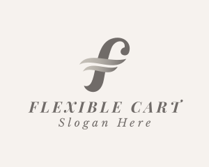 Fashion Stylist Boutique Letter F logo design