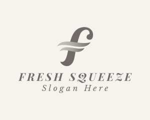 Fashion Stylist Boutique Letter F logo design