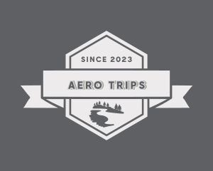 Nature Hiking Trip logo design