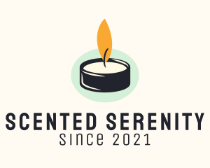 Scented Candle Spa  logo design