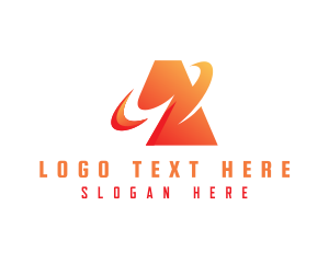 App - Software App Letter A logo design