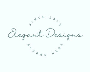 Elegant Beauty Badge  logo design