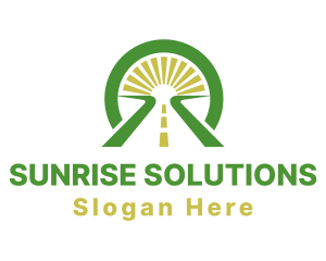 Sunrise Highway Road logo design