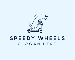 Dog Puppy Scooter logo