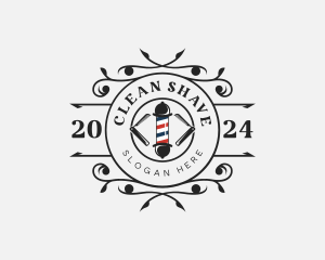 Grooming Barber Hairdressing logo design