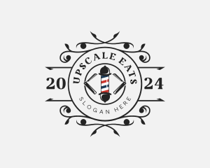 Grooming Barber Hairdressing logo design