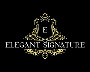 Elegant Luxury Ornamental logo design