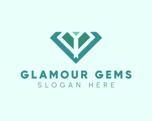 Diamond Gem Jewelry logo design