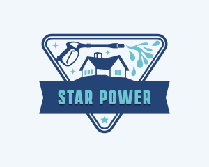 Power Washing Cleaning logo design