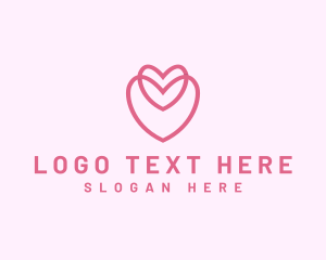 Pink Dating Heart logo