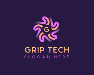 Tech AI Programming logo design