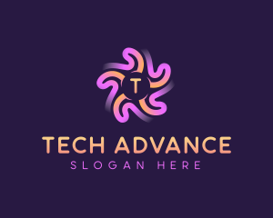 Tech AI Programming logo design