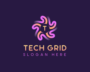 Tech AI Programming logo design