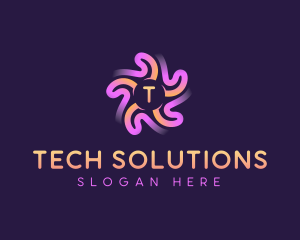 Tech AI Programming logo design