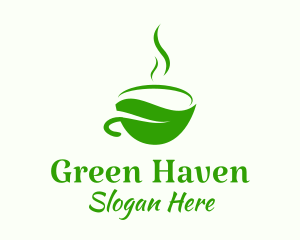 Natural Tea Drink logo design