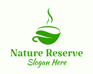 Natural Tea Drink logo design