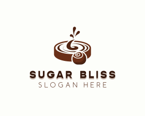 Swirl Chocolate Candy logo