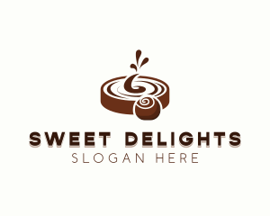 Swirl Chocolate Candy logo