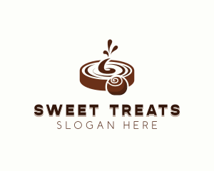 Swirl Chocolate Candy logo