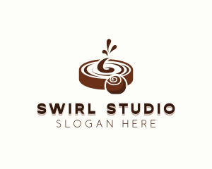 Swirl Chocolate Candy logo