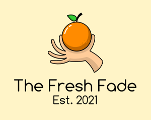 Handpicked Orange Fruit  logo design