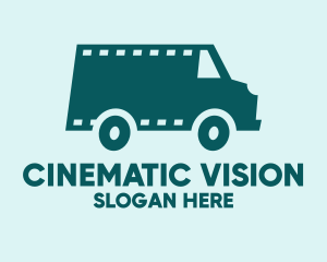 Blue Film Van  logo design