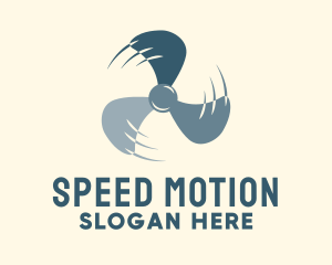 Fast Spinning Propeller logo design