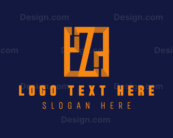 Geometric Masculine Company Letter Z Logo