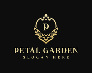 Elegant Floral Wedding Event logo design