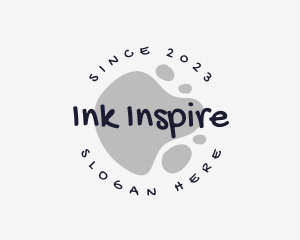 Ink Blob Graffiti logo design