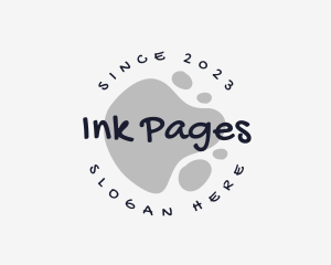 Ink Blob Graffiti logo design