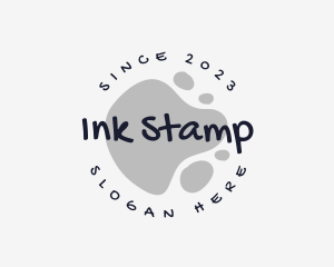 Ink Blob Graffiti logo design