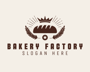 Brown Wheat Bread Bakery  logo design