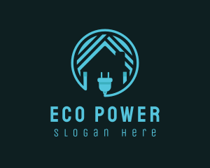 Power Charging Home logo design