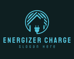 Power Charging Home logo design