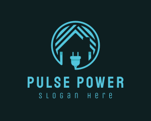 Power Charging Home logo design