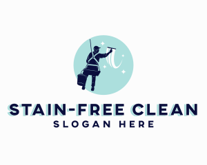 Window Cleaner Man logo