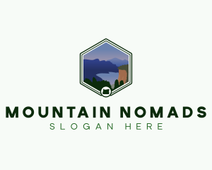 Oregon Mountain Forest logo design