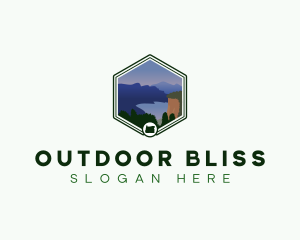 Oregon Mountain Forest logo design