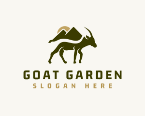 Wild Mountain Goat logo design