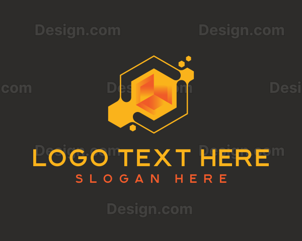 Hexagon Cube Technology Logo